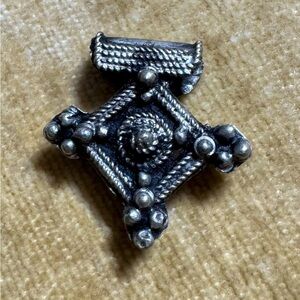 NWOT HANDMADE TUAREG AFRICAN MOROCCAN TRIBAL PENDANT FOR NECKLACE